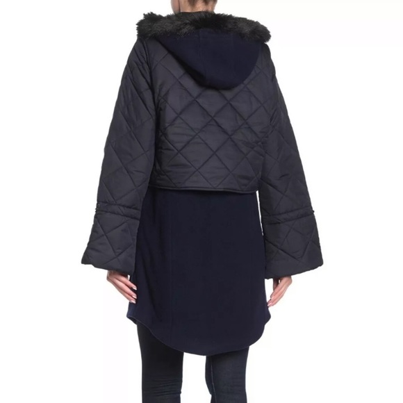 Joie Wool Coat Hetal Removable Vest NWT $595 - Picture 2 of 8